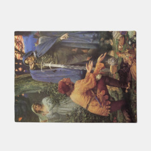 Bertuccio's Bride (by Edward Robert Hughes) Doormat