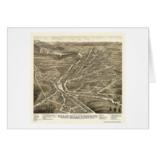 Berwick, ME & Great Falls, NH Panoramic Map - 1877