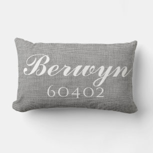 Berwyn, Illinois Zip Code Lumbar Cushion