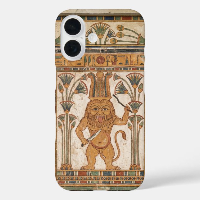 Bes Ancient Egyptian God Protective Case-Mate iPhone Case (Back)