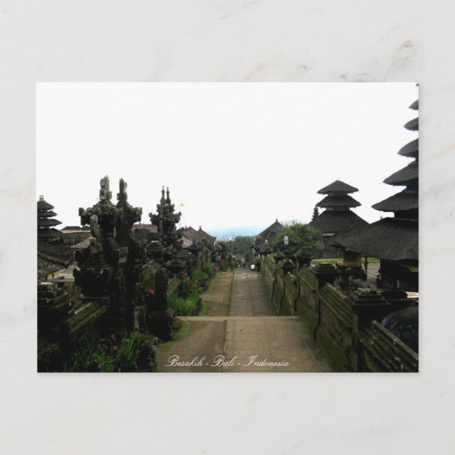 Besakih - Bali - Indonesia Postcard (Front)