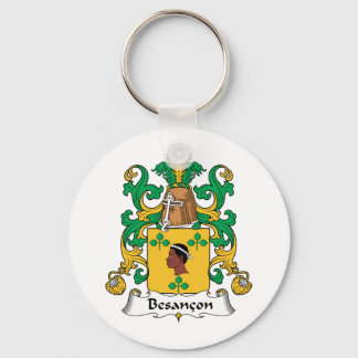 Besancon Family Crest Key Ring