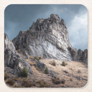 Besh Barmag Mountain Square Paper Coaster