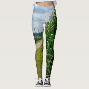 Beside A Corn Field Leggings