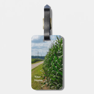 Beside A Corn Field Luggage Tag