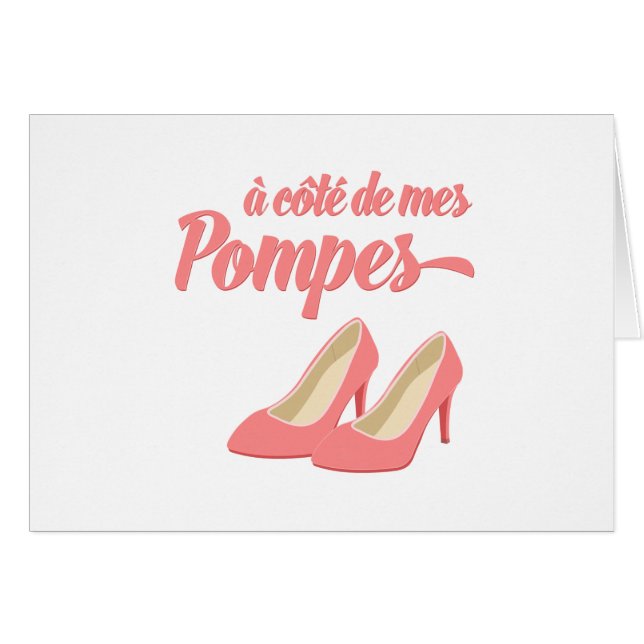 Beside My Shoes - A Cote de Mes Pompes French (Front Horizontal)
