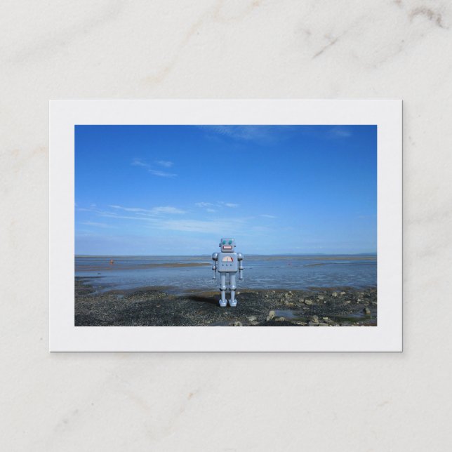 Beside the Seaside (Bordered) Business Card (Front)