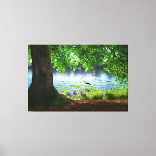 Beside the Still Water Canvas Print
