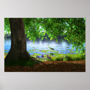 Beside the Still Water Print