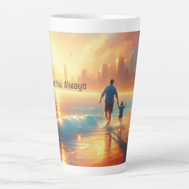 Beside You Always - Sentimental Keepsake Latte Mug (Front)