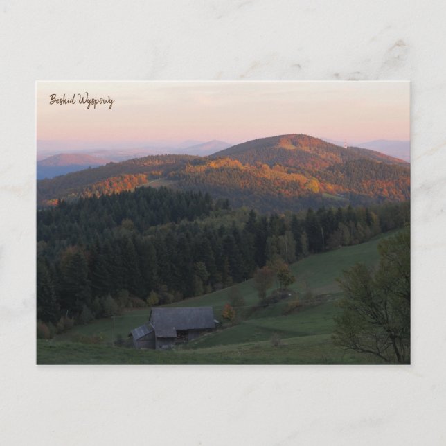 Beskid Wyspowy Postcard (Front)