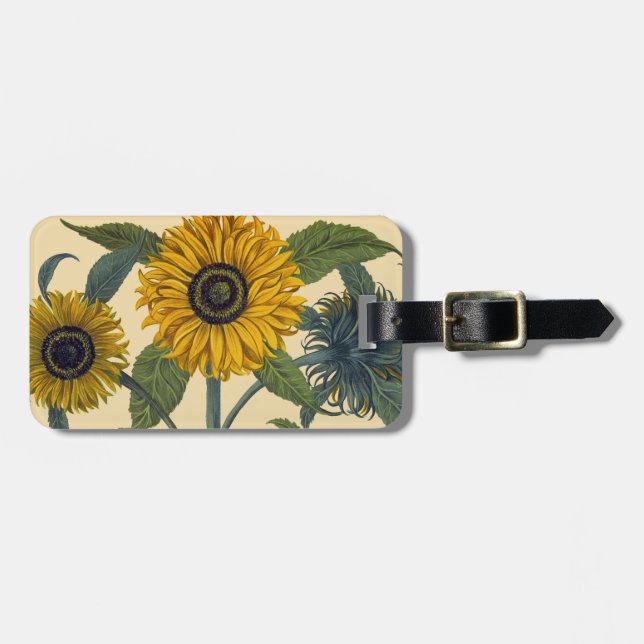 Besler: Sunflower Luggage Tag (Front Horizontal)