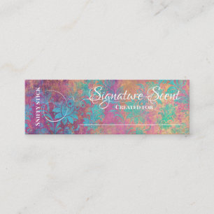Bespoke fragrance personal scent sniff note mix mini business card