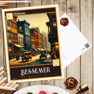 Bessemer, Alabama Vintage Postcard