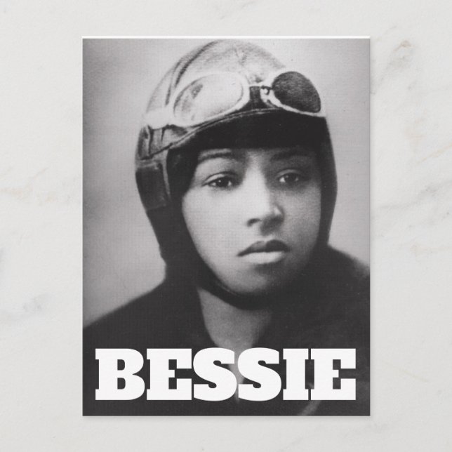 Bessie Coleman - Aviation Pioneer Postcard (Front)