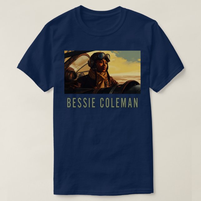 Bessie Coleman T-Shirt (Design Front)