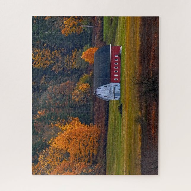 Bessner Barn Guemes Island Jigsaw Puzzle (Vertical)