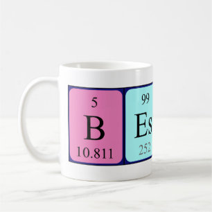 Bessy periodic table name mug