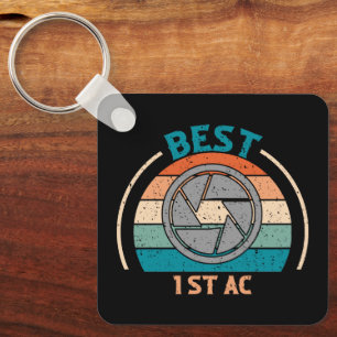 Best 1st AC - Retro Style Keychain