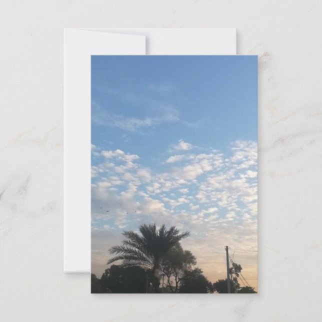 Best 3.5" x 5" Flat Thank You Card (Front)