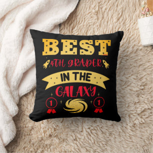 BEST 4TH GRADER IN THE GALAXY funny cute Cushion