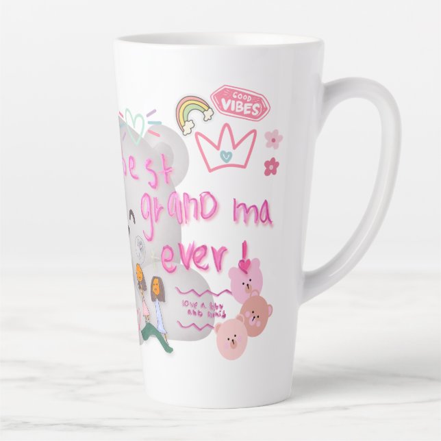 Best a grandma Ever Latte Mug (Right)