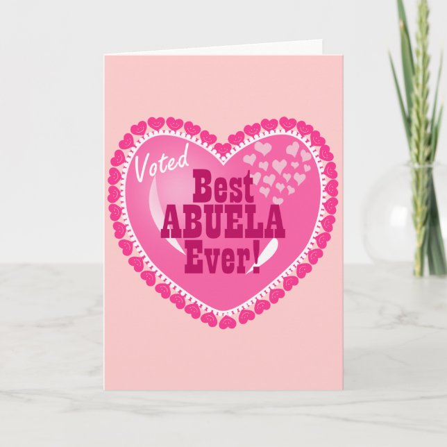Best ABUELA Ever Card (Front)