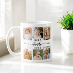Best Abuela Ever - Grandchildren Photo Collage Coffee Mug<br><div class="desc">Celebrate the "Best Abuela Ever" with this personalised Grandchildren Photo Collage Coffee Mug. This thoughtful gift features a beautifully arranged collage of cherished photos capturing special moments, complemented by a heartfelt message. Crafted from high-quality ceramic, it is both microwave and dishwasher safe for convenience and durability. This meaningful keepsake is...</div>
