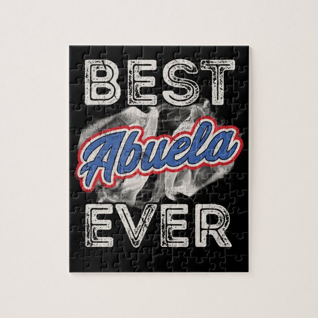 Best Abuela Ever Puerto Rico Grandma Mothers Day Jigsaw Puzzle (Vertical)