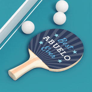 Best Abuelo Ever Cool Grandpa Father's Day Ping Pong Paddle