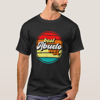Best Abuelo Ever Father Day Grandpa Retro Vintage  T-Shirt
