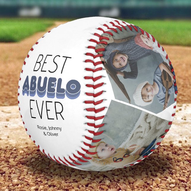 Best Abuelo Ever Photo Baseball (Creator Uploaded)