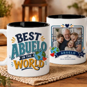 Best Abuelo in the World Photo Mug