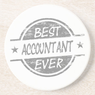 Best Accountant Ever Grey Coaster