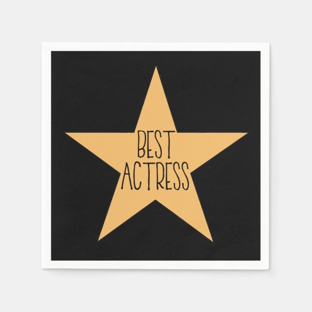 Best Actress Napkin (Front)