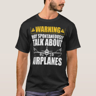 Best Aeroplane For Men Women Pilot Aviation Plane T-Shirt