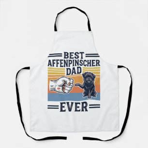 Best Affenpinscher Dad Ever Vintage Dog Shirt_1 Apron