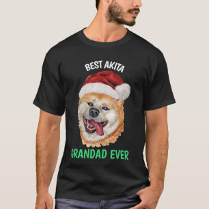 Best Akita Grandad Ever T-Shirt