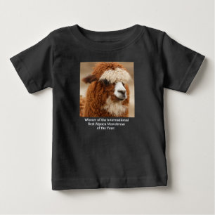 Best Alpaca Monobrow Baby T-Shirt