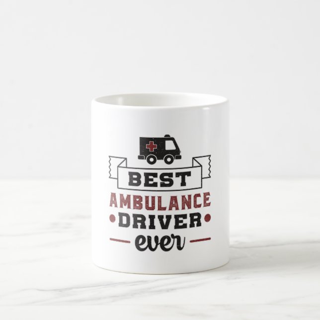 Best Ambulance Driver Ever Paramedic Hospital Gift Coffee Mug (Center)