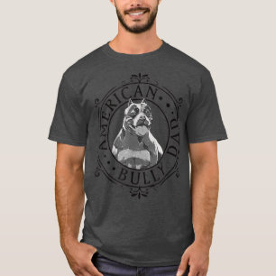 Best American Bully Dad Ever Vintage T-Shirt