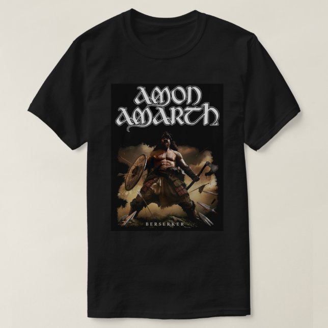 Best Amon Amarth Artwork - Logo T-Shirt (Design Front)