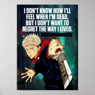 Best Anime Quotes About Life Poster