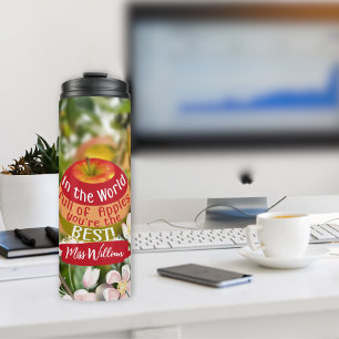Best Apple Teachers Appreciation Gift Thermal Tumbler