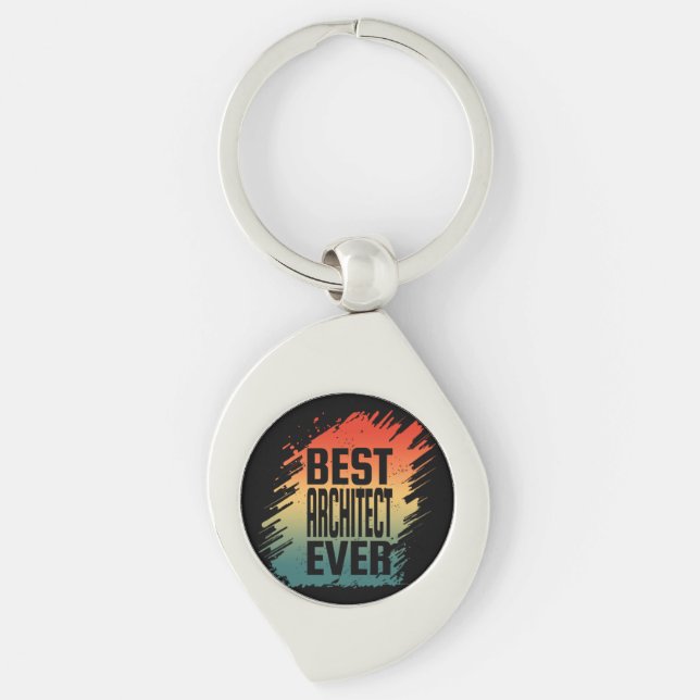 BEST ARCHITECT EVER KEY RING (Front)
