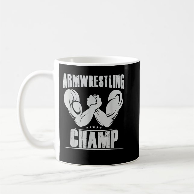 Best Arm Wrestling Champ  Coffee Mug (Left)