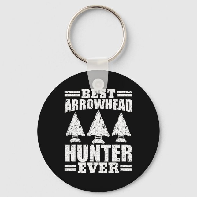 Best Arrowhead Hunter Shirt Master Arrowhead Hunti Key Ring (Front)