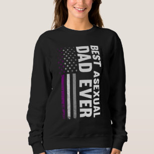 Best Asexual Dad Ever Csd Pride Month Sweatshirt