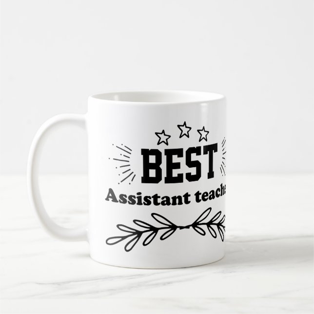 Best Assistant Teacher Coffee Mug (Left)