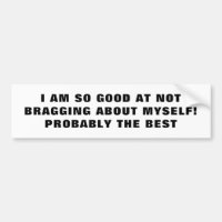 Best at Not Bragging Bragg